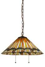 Meyda Green 143461 - 18"W Prairie Delta Pendant