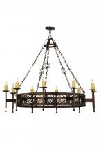 Meyda Green 146062 - 60"W Toscano 10 LT Chandelier