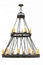 Meyda Green 147174 - 48"W Lakeshore 15 LT Two Tier Chandelier