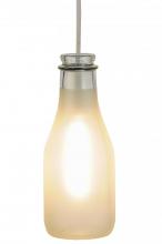 Meyda Green 147520 - 5"W Milk Bottle Mini Pendant