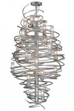  148175 - 30"W Cyclone 18 LT W/Glass Shades Chandelier