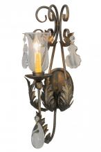 Meyda Green 148188 - 9"W French Elegance Wall Sconce