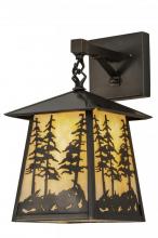 Meyda Green 150687 - 8"W Stillwater Tall Pines Hanging Wall Sconce