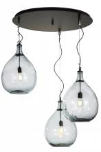 Meyda Green 152445 - 47"W Euri Tanta 3 LT Cascading Pendant