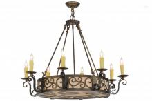 Meyda Green 153447 - 36"W Delano 8 LT Chandelier