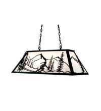 Meyda Green 15419 - 33"L Alpine Oblong Pendant