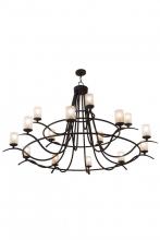 Meyda Green 154234 - 78"W Octavia 15 LT Chandelier