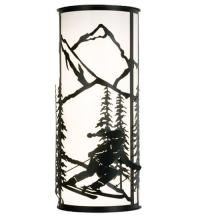 Meyda Green 15427 - 13"W Alpine Wall Sconce