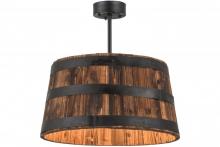 Meyda Green 160496 - 25" Wide Whiskey Barrel Pendant