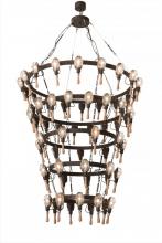 Meyda Green 165791 - 65"W Juala Pin 63 LT Chandelier