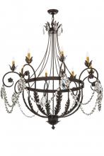 Meyda Green 167783 - 45"W Antonia 8 LT Chandelier