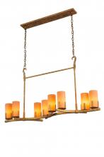 Meyda Green 170139 - 52" Long Cero 8 Light Oblong Chandelier