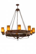 Meyda Green 170768 - 60"W Parnella 10 LT Chandelier