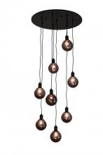 Meyda Green 171526 - 28" Wide Bola 8 Light Cascading Pendant