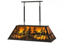  175341 - 36"L Tall Pines Oblong Pendant