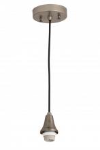 Meyda Green 178632 - 5"W Brushed Nickel 1 LT Pendant Hardware