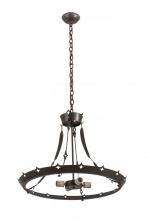 Meyda Green 179882 - 26"W Timeless Bronze 4 LT Inverted Pendant Hardware