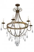 Meyda Green 182546 - 42"W Azaleia 6 LT Chandelier