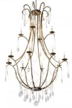 Meyda Green 182547 - 54"W Kaitlynn 12 LT Two Tier Chandelier