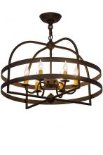  182639 - 22"W Aldari 6 LT Chandelier