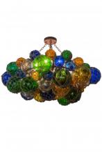 Meyda Green 185262 - 56"W Bijoux Colores Chandelier