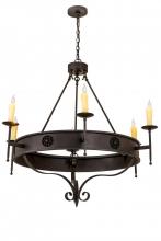  187705 - 48"W Lorenzo 6 LT Chandelier