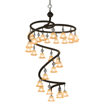 Meyda Green 188862 - 60" Wide Zikloi 30 LT Chandelier