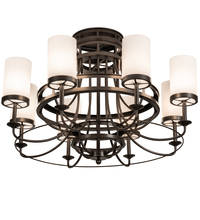 Meyda Green 189538 - 46" Wide Saxony 8 Light Chandelier