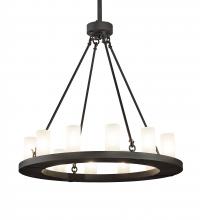 Meyda Green 199716 - 36" Wide Loxley 12 Light Chandelier