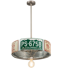 Meyda Green 201074 - 22" Wide StatePlate Pendant