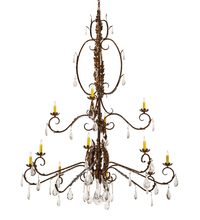 Meyda Green 211101 - 56" Wide Valentina Chandelier