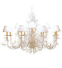 Meyda Green 220146 - 48" Wide Twig 12 Light Chandelier