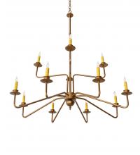 Meyda Green 220461 - 42" Wide Yanis 12 Light Two Tier Chandelier