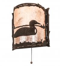 Meyda Green 220794 - 9" Wide Loon Right Wall Sconce