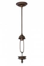 Meyda Green 23198 - 5.5"W Mahogany Bronze 1 LT Inverted Pendant Hardware