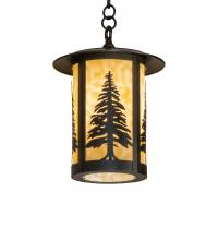 Meyda Green 233625 - 10" Wide Fulton Tall Pines Mini Pendant