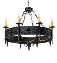 Meyda Green 239061 - 42" Wide Calandra 8 Light Chandelier