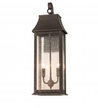 Meyda Green 240365 - 8" Wide Bastille Lantern Wall Sconce