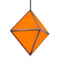 Meyda Green 242731 - 18" Square Argyle Pendant