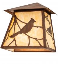 Meyda Green 243782 - 12" Wide Stillwater Song Bird Wall Sconce