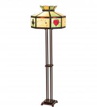 Meyda Green 252401 - 63.5" High Poker Face Floor Lamp