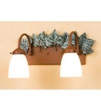 Meyda Green 29495 - 16.5"W Maple Leaf 2 LT Wall Sconce