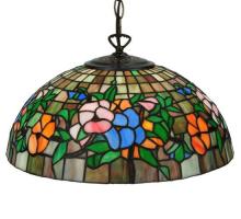 Meyda Green 31105 - 15.75"W Hanging Pansy Pendant