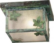 Meyda Green 38554 - 10"Sq Hyde Park Maple Leaf Flushmount