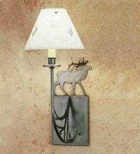 Meyda Green 48444 - 5" Wide Lone Elk Wall Sconce