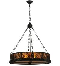 Meyda Green 50114 - 16"W Mountain Pine Inverted Pendant