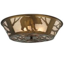 Meyda Green 51497 - 22"W Bear on the Loose Flushmount