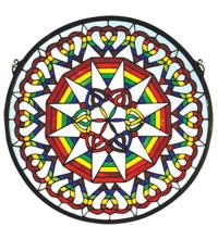 RAINBOW EXPRESSION MEDALLION