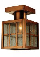 Meyda Green 64945 - 6" Square Hudson Welcome Lantern Flushmount