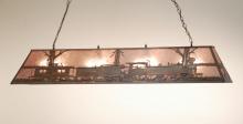 Meyda Green 65627 - 72"L Train Oblong Pendant